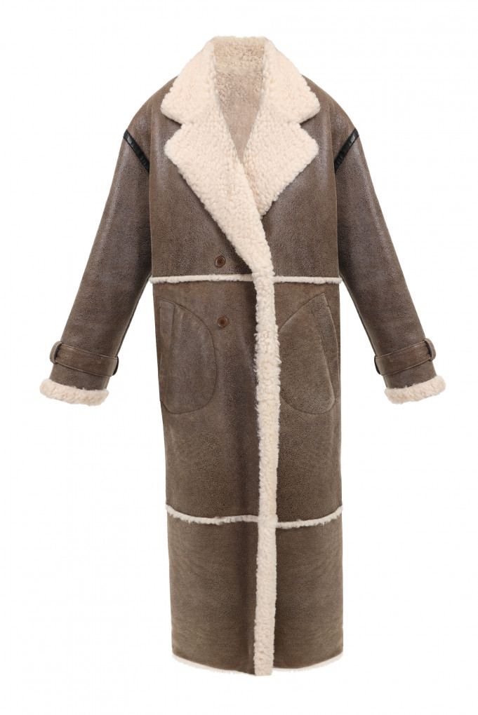Buy Sheepskin coat Ines Et Marechal
