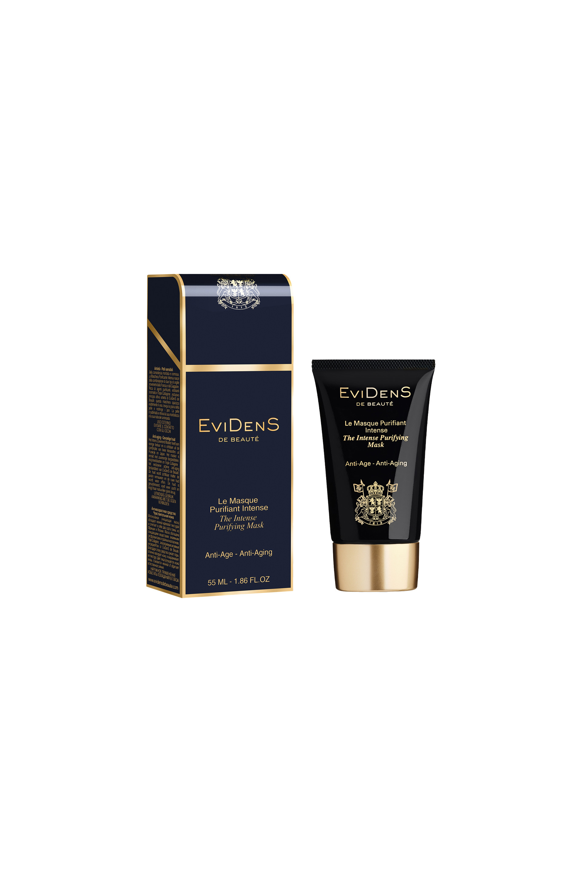 Купити Маска для обличчя очищувальна себорегулювальна EviDens De Beauté 3