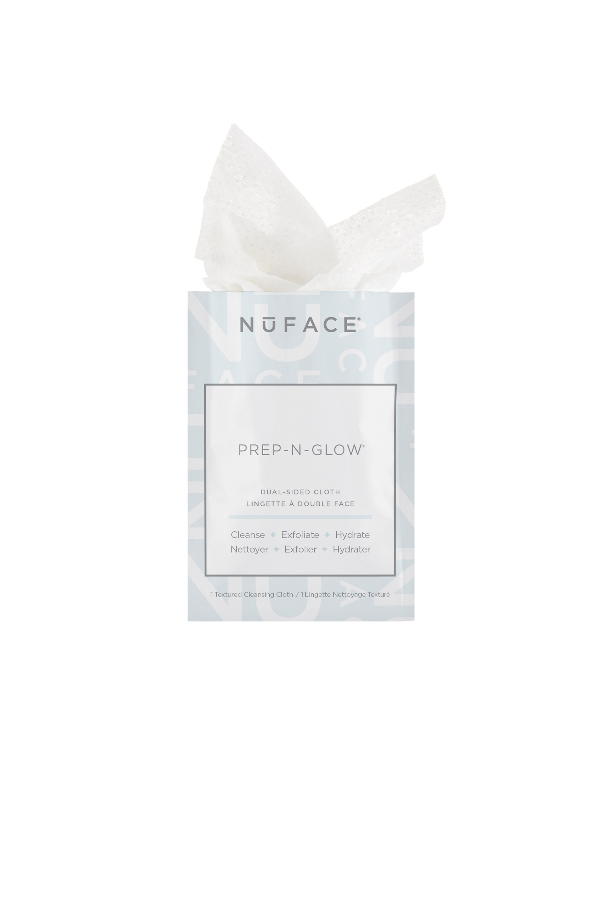 Купити Набір серветок для обличчя очищувальних відлущувальних NuFACE