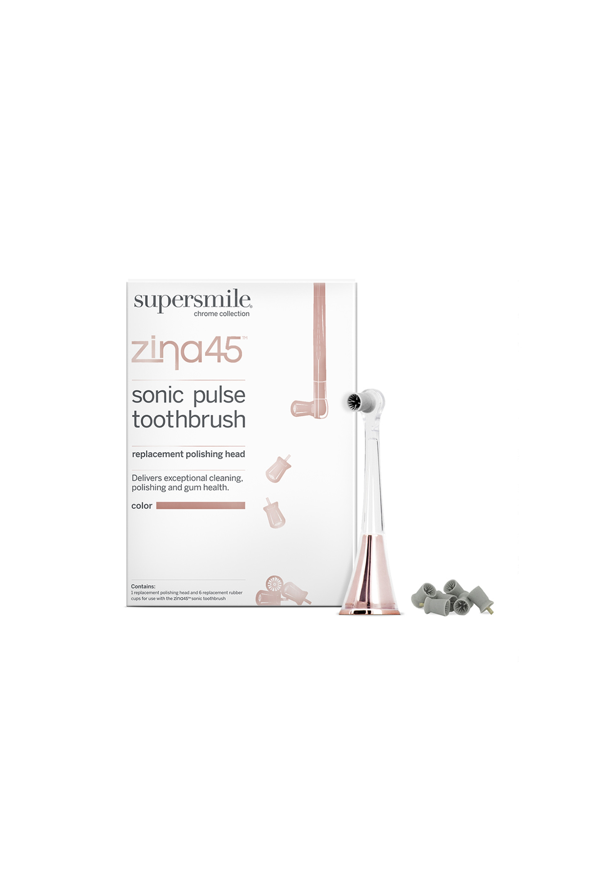 Купити Набір змінних насадок для електричної зубної щітки для полірування Supersmile