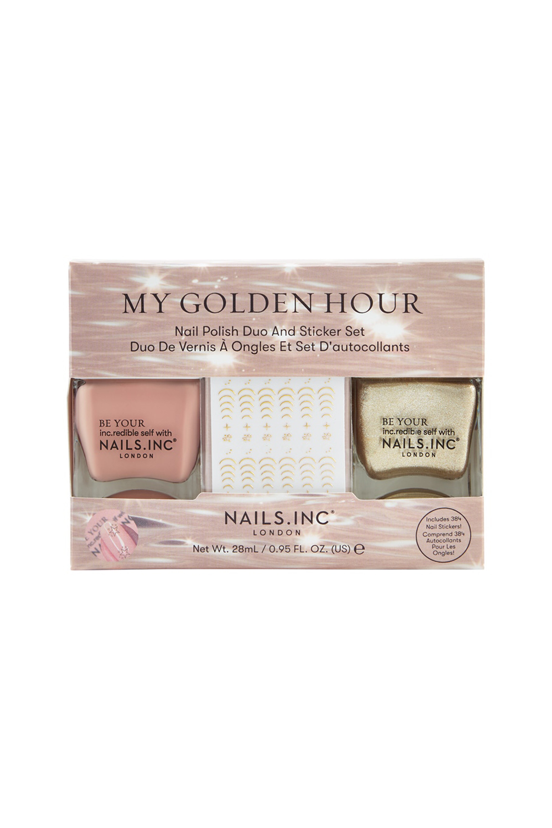 Купити Набір лаків для нігтів з наклейками Nails Inc